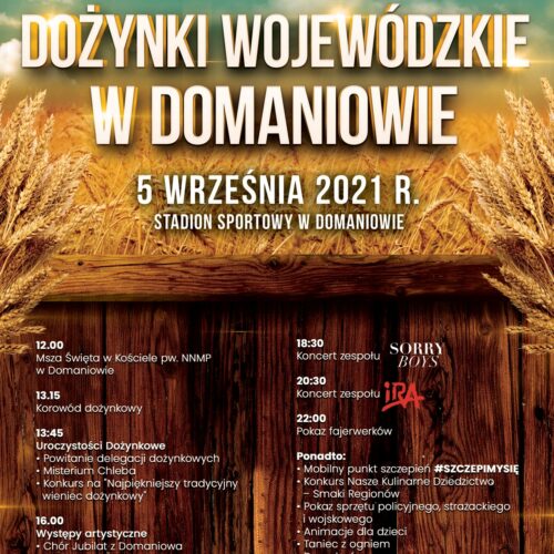 Zapraszamy na Dożynki Wojewódzkie w Domaniowie