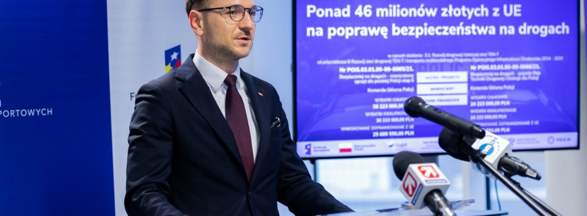 Ponad 46 mln zł z UE dla Policji na poprawę bezpieczeństwa ruchu drogowego