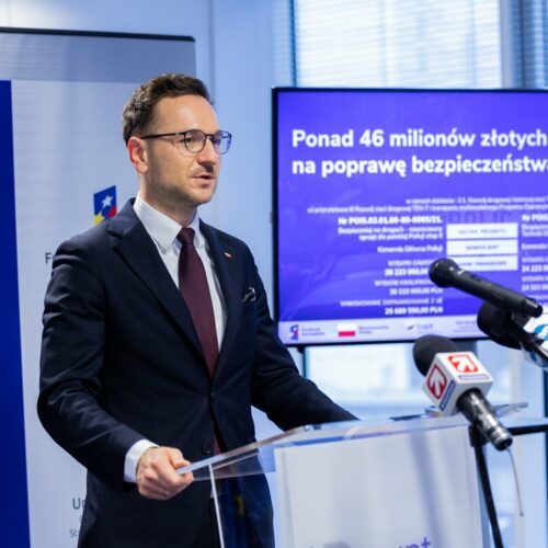 Ponad 46 mln zł z UE dla Policji na poprawę bezpieczeństwa ruchu drogowego