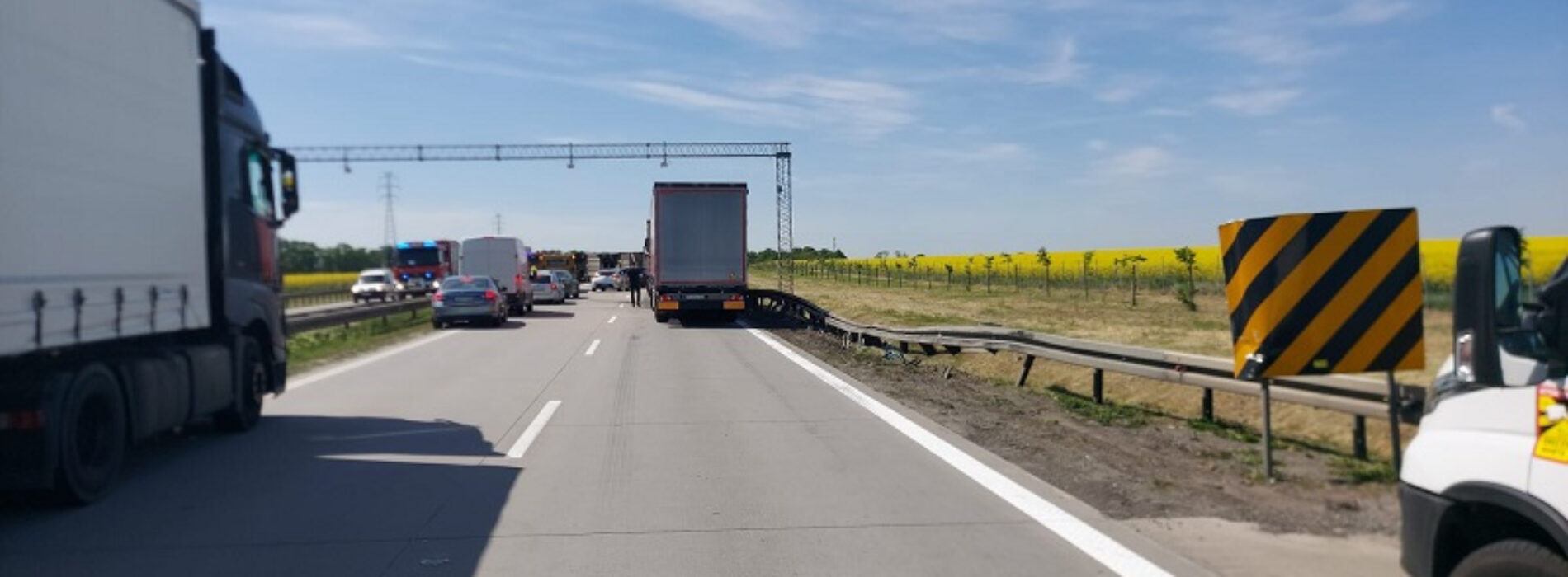 Kierowco! Zatrzymaj się, jeśli czujesz się zmęczony! Było groźnie na autostradzie A4