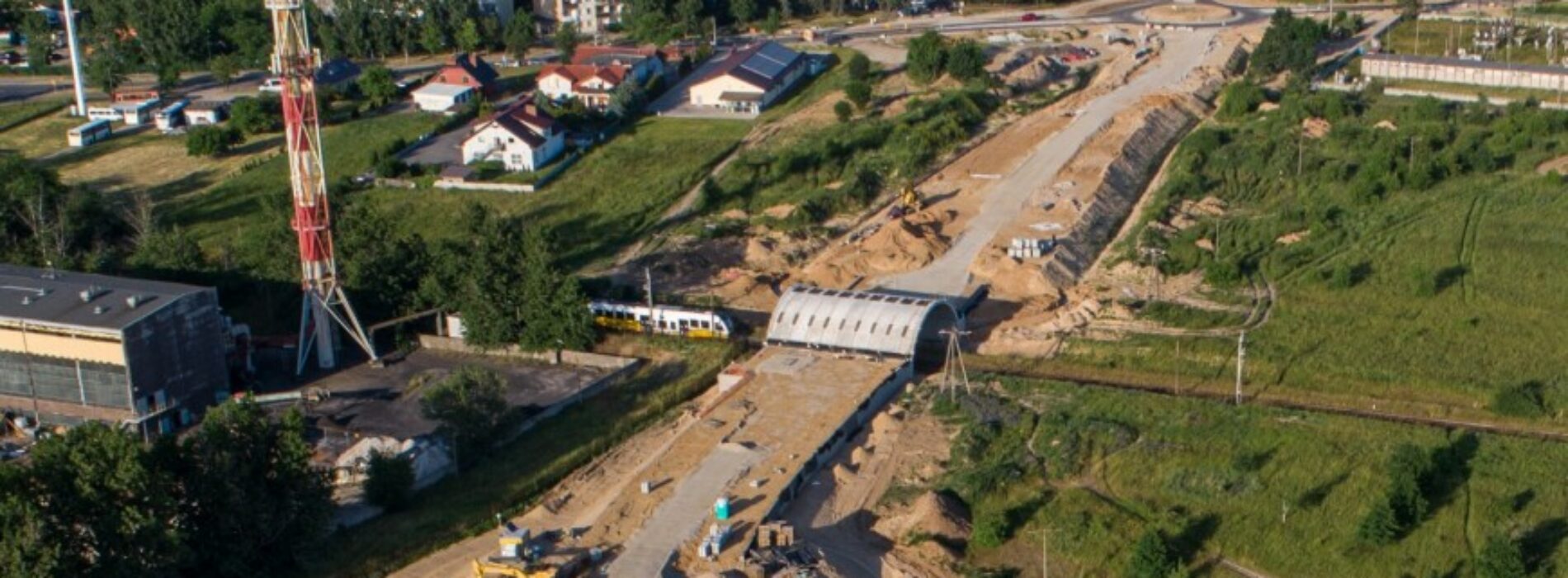 Zobacz, jak przebiegają prace na budowie zbiorczej drogi południowej