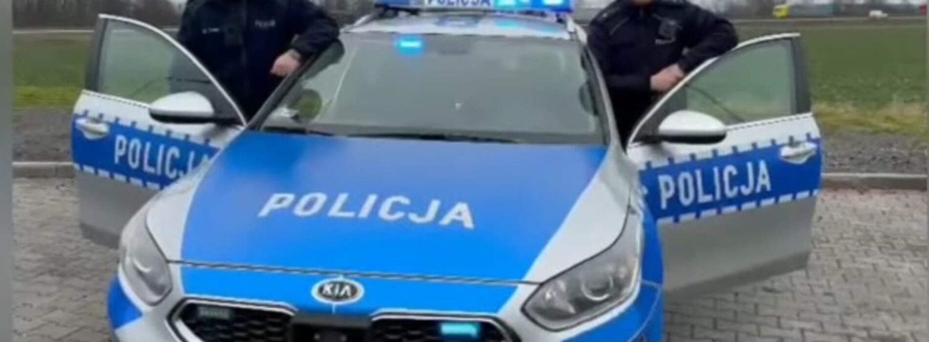 Legniccy policjanci pilotowali rodzącą kobietę do szpitala
