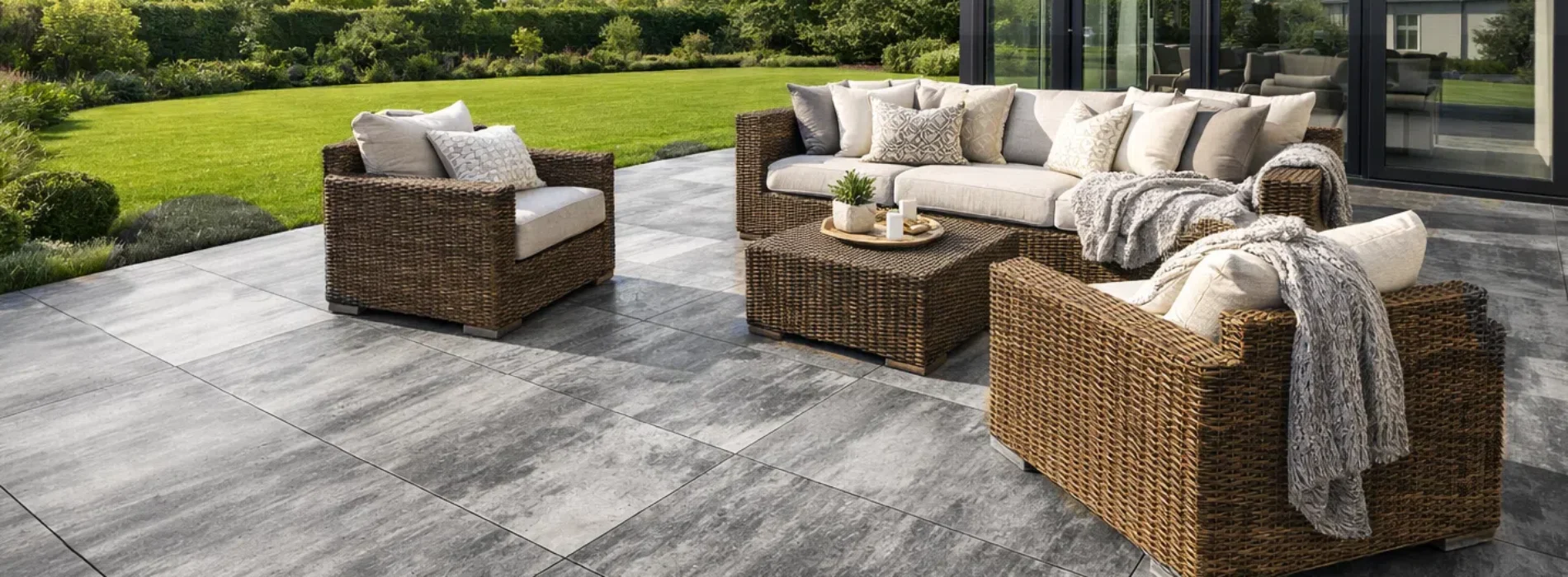 Płytki betonowe 120×60 w aranżacji – jak estetyka, trwałość i możliwości zastosowania wpływają na projekt?