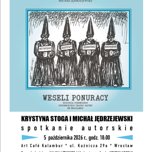 „Weseli Ponuracy” – spotkanie autorskie z Krystyną Stogą i Michałem Jędrzejewskim
